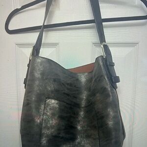 Joy Susan Black Shoulder Bag